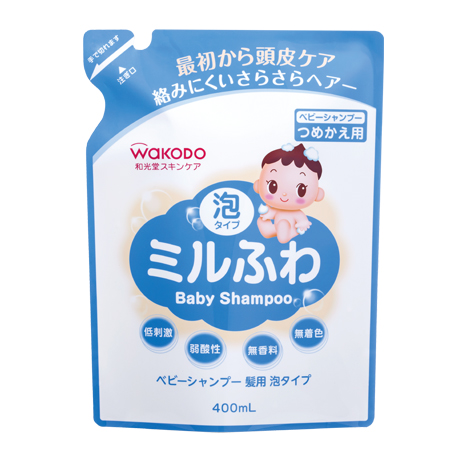 ミルふわ ベビーシャンプー髪用(yòng)　泡タイプ　つめかえ用(yòng)